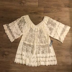 Lulus boho swim coverup